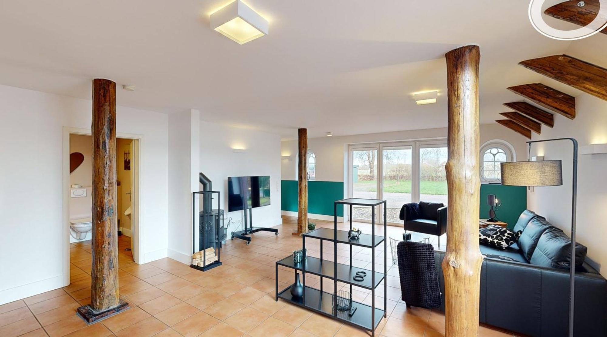Gulfhof-Ferien Briese Apartment Großheide Bagian luar foto