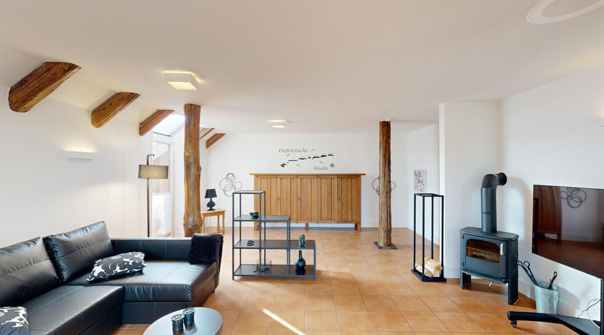 Gulfhof-Ferien Briese Apartment Großheide Bagian luar foto